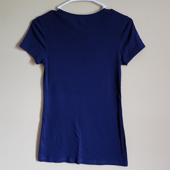 Old Navy Dark Blue Basic Tee-Shirt Size Small - Picture 3 of 4